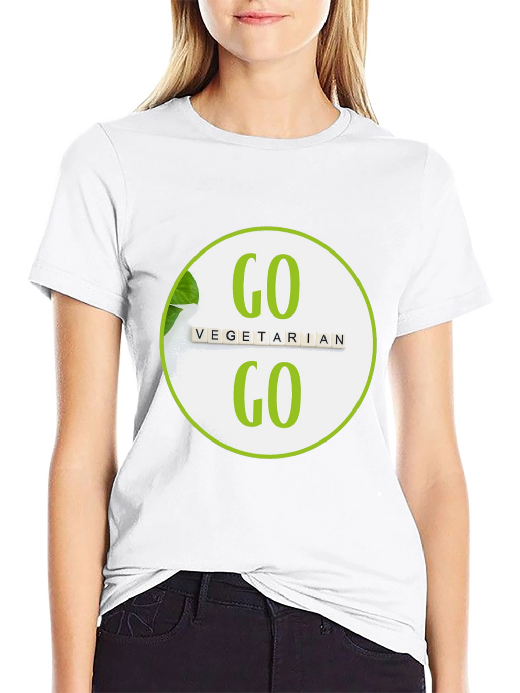 Go Vegetarian Graphic T-Shirt