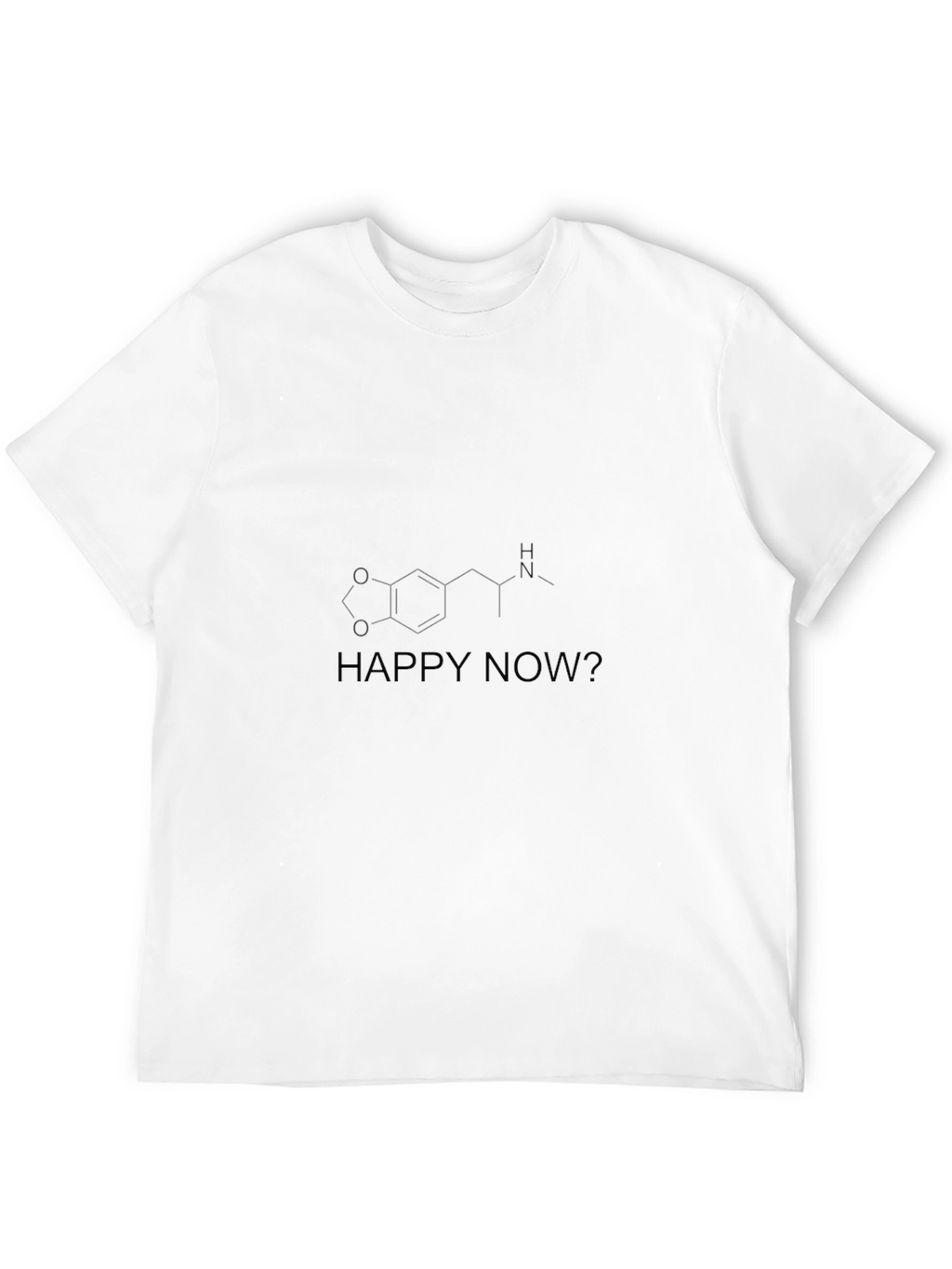 Happy Now? Graphic Tee - Black T-Shirt