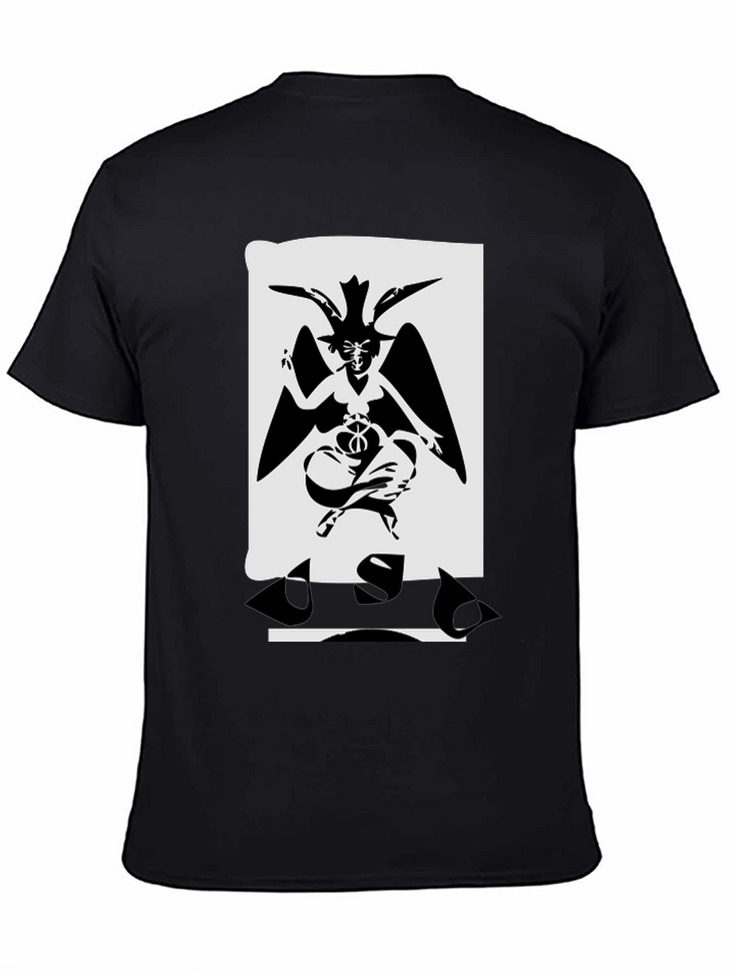 Baphomet Graphic T-Shirt - Black