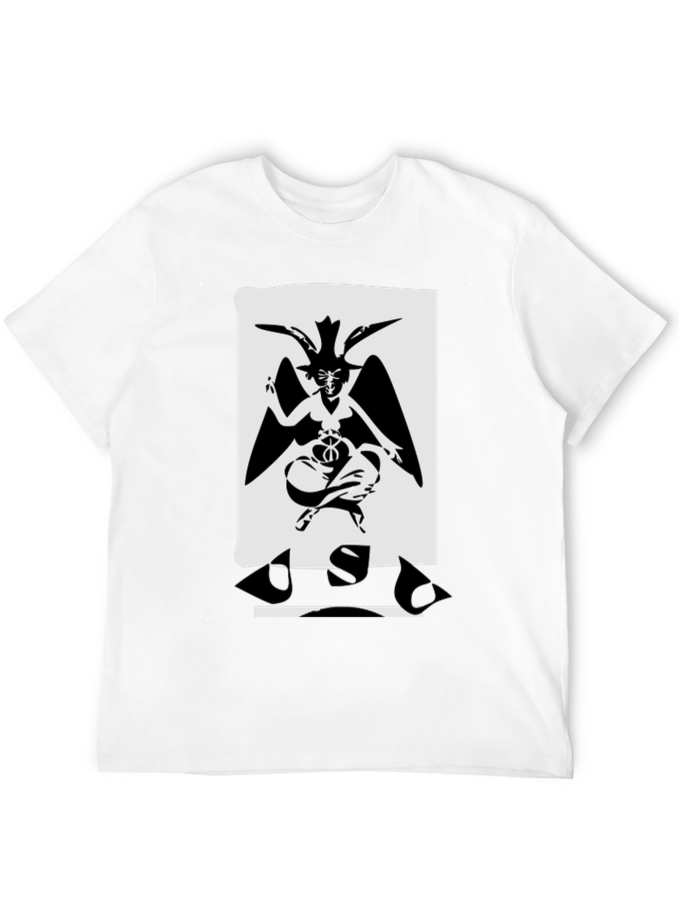 Baphomet Graphic T-Shirt - Black
