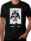 Baphomet Graphic T-Shirt - Black