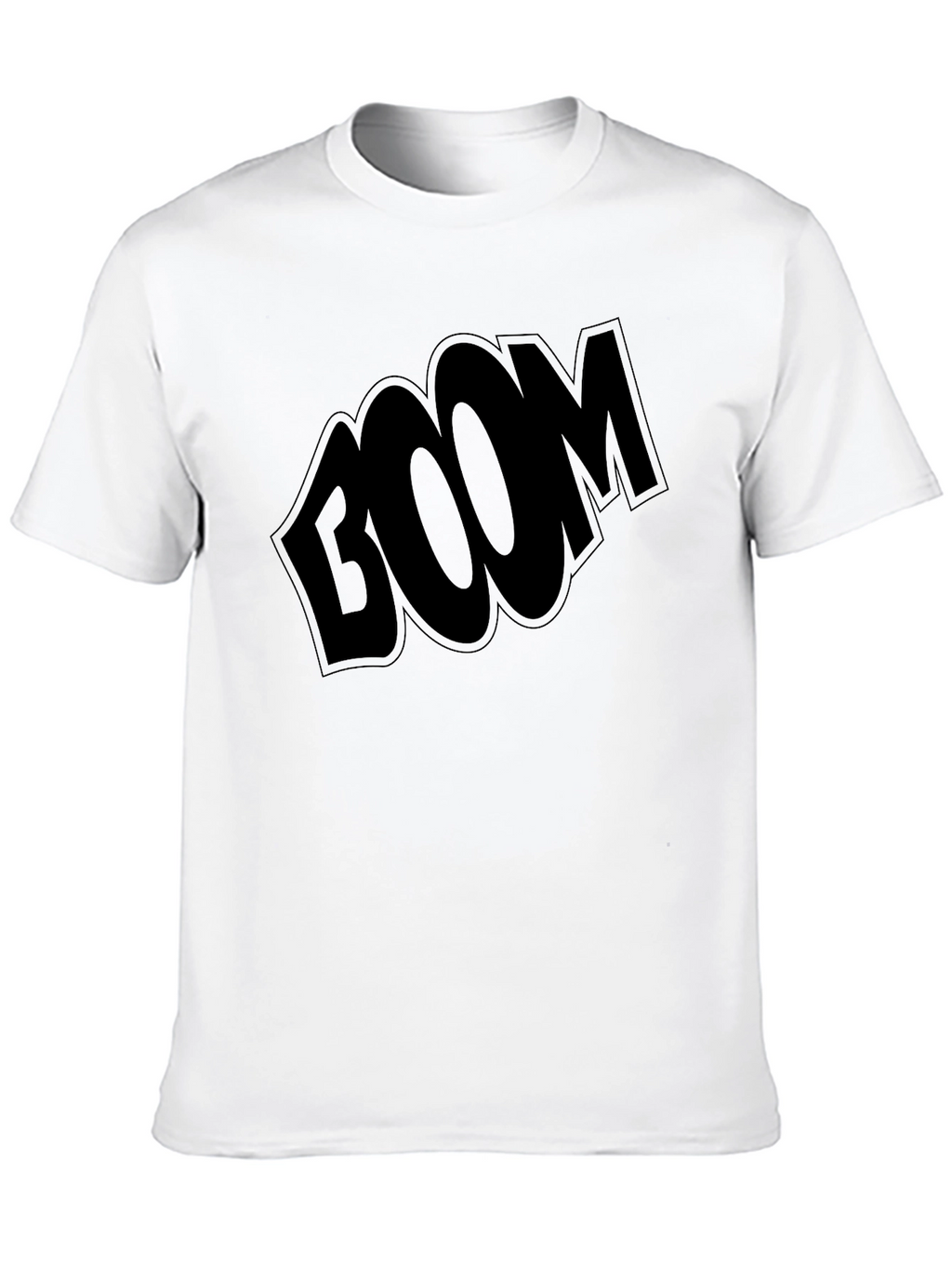Boom Graphic T-Shirt - Black Casual Tee