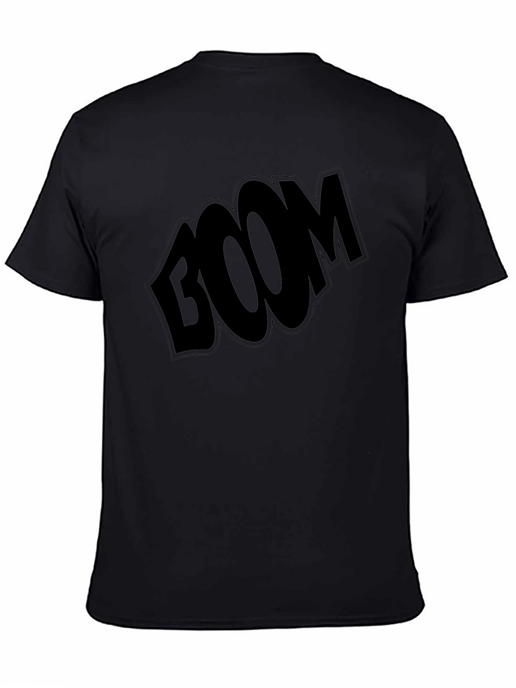 Boom Graphic T-Shirt - Black Casual Tee