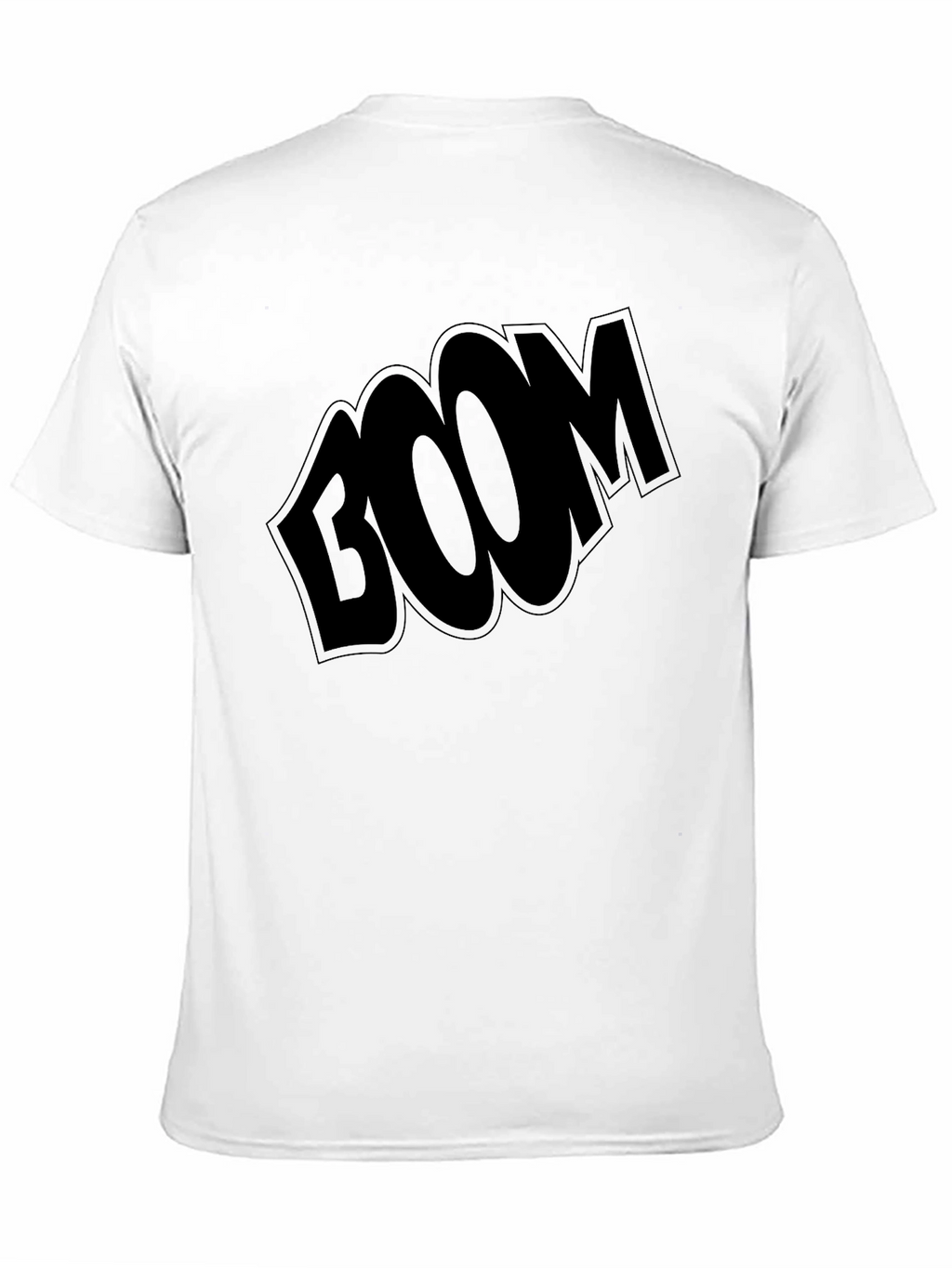 Boom Graphic T-Shirt - Black Casual Tee