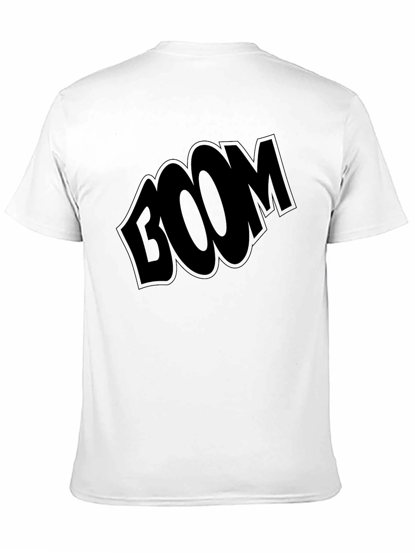 Boom Graphic T-Shirt - Black Casual Tee