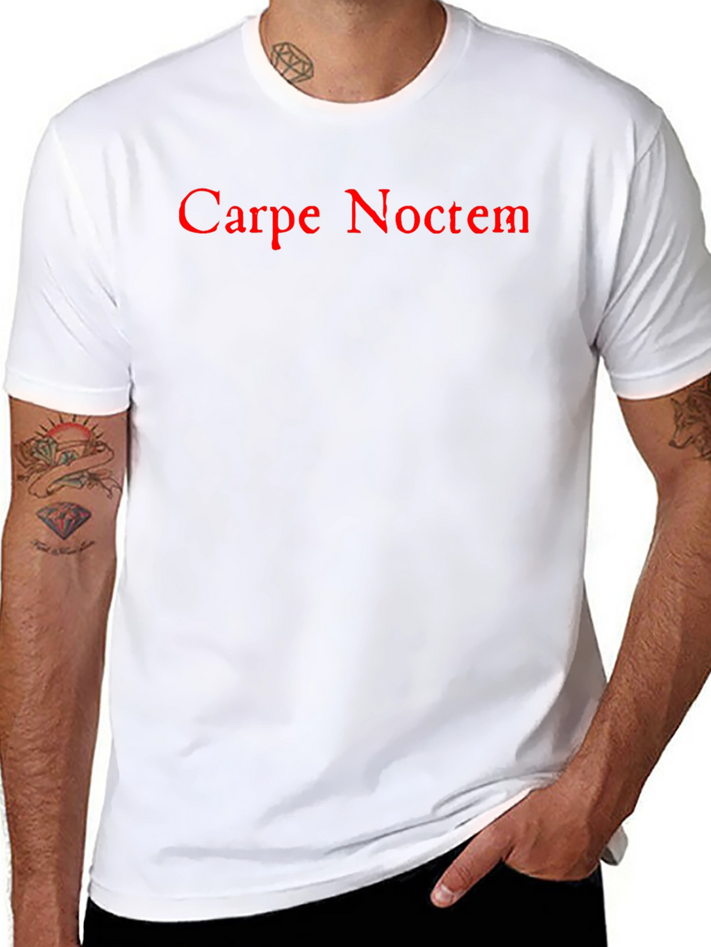Carpe Noctem Graphic Tee - Black