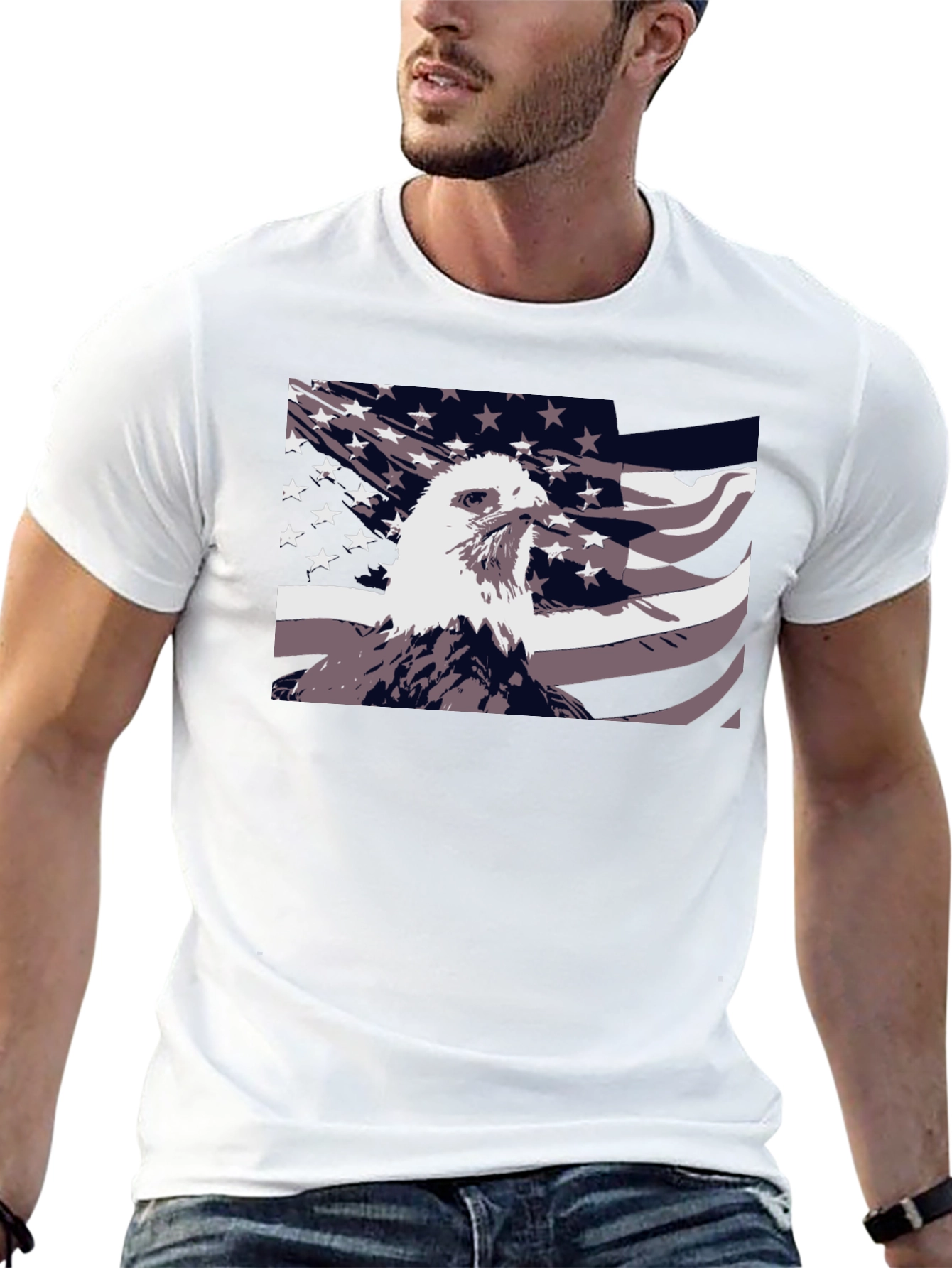American Eagle Graphic Print T-Shirt