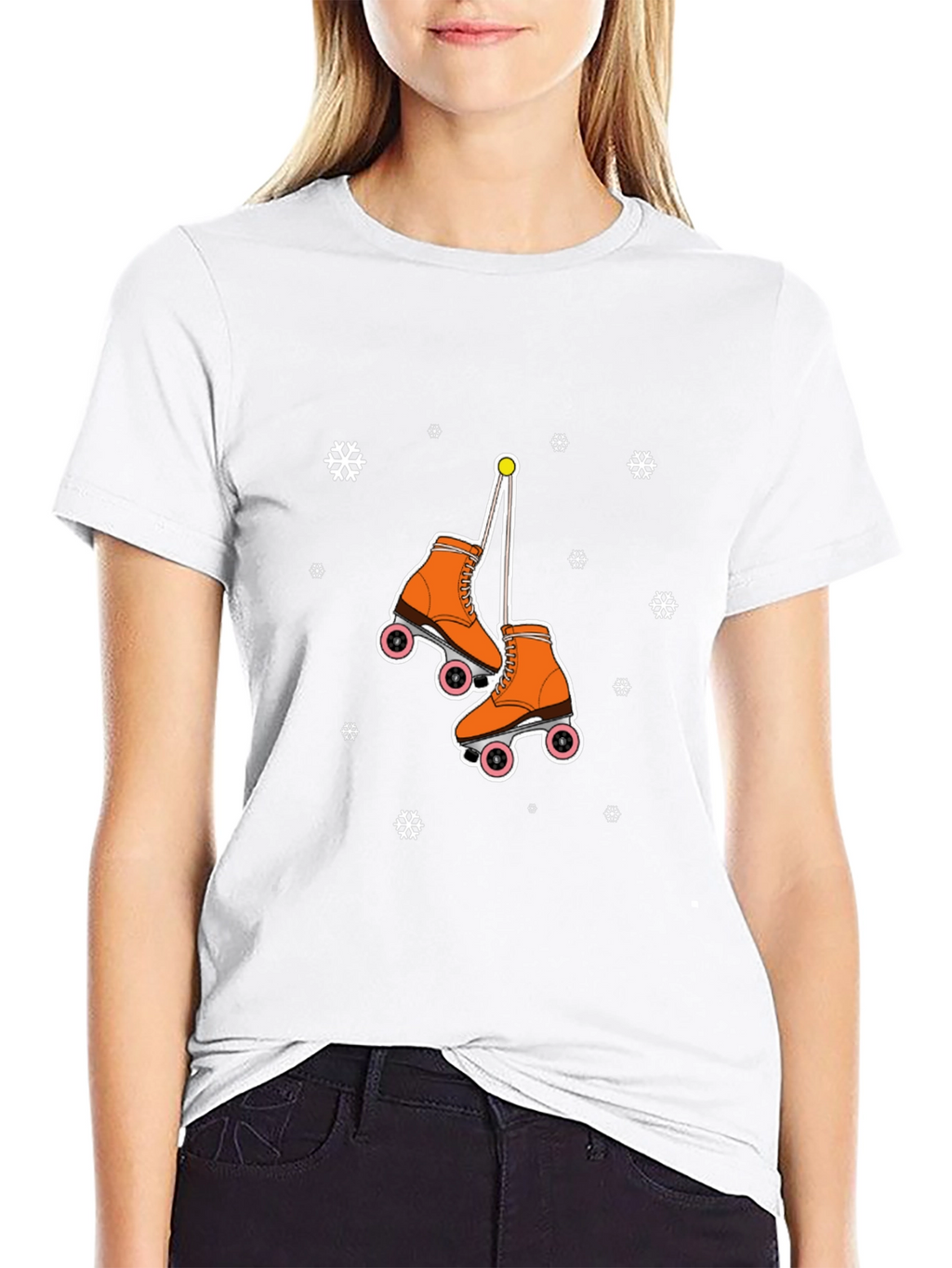 Retro Roller Skate Graphic T-Shirt