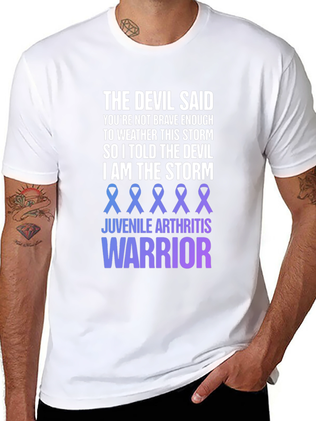 Juvenile Arthritis Warrior T-Shirt - The Devil Said
