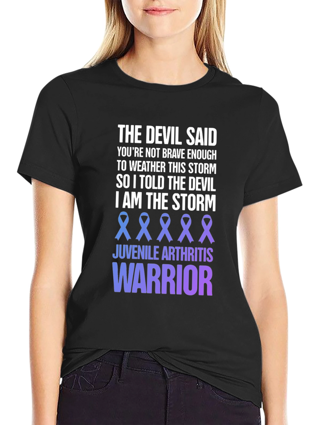 Juvenile Arthritis Warrior T-Shirt - The Devil Said