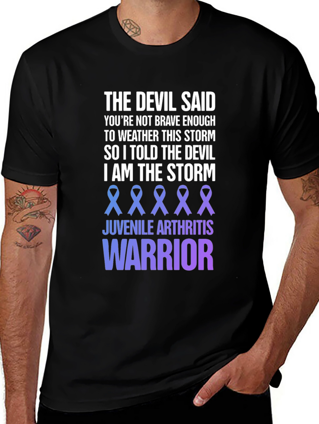 Juvenile Arthritis Warrior T-Shirt - The Devil Said
