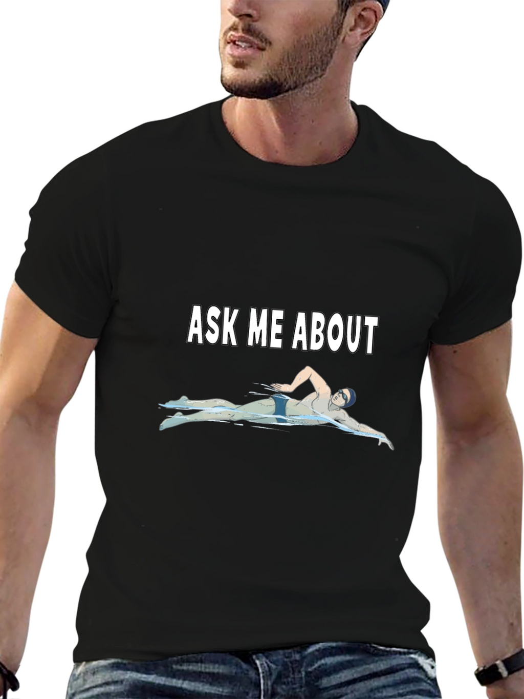 Ask Me About Swimming T-Shirt