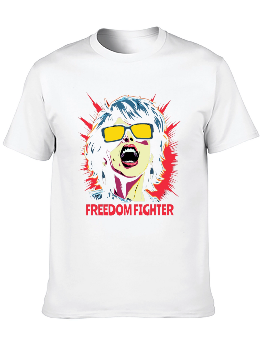 Freedom Fighter Graphic T-Shirt - Bold Statement Tee