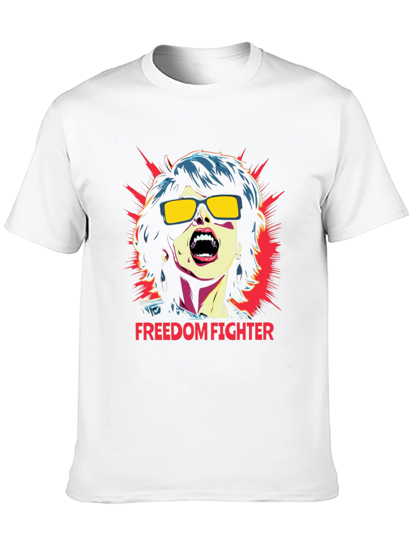 Freedom Fighter Graphic T-Shirt - Bold Statement Tee