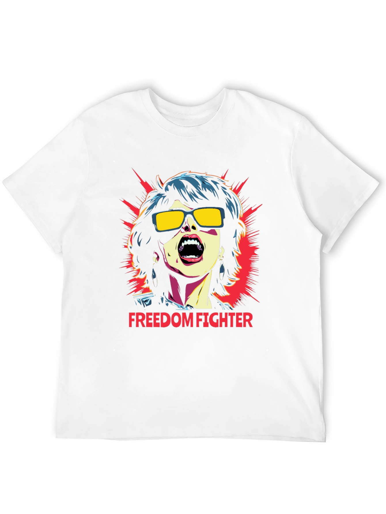 Freedom Fighter Graphic T-Shirt - Bold Statement Tee