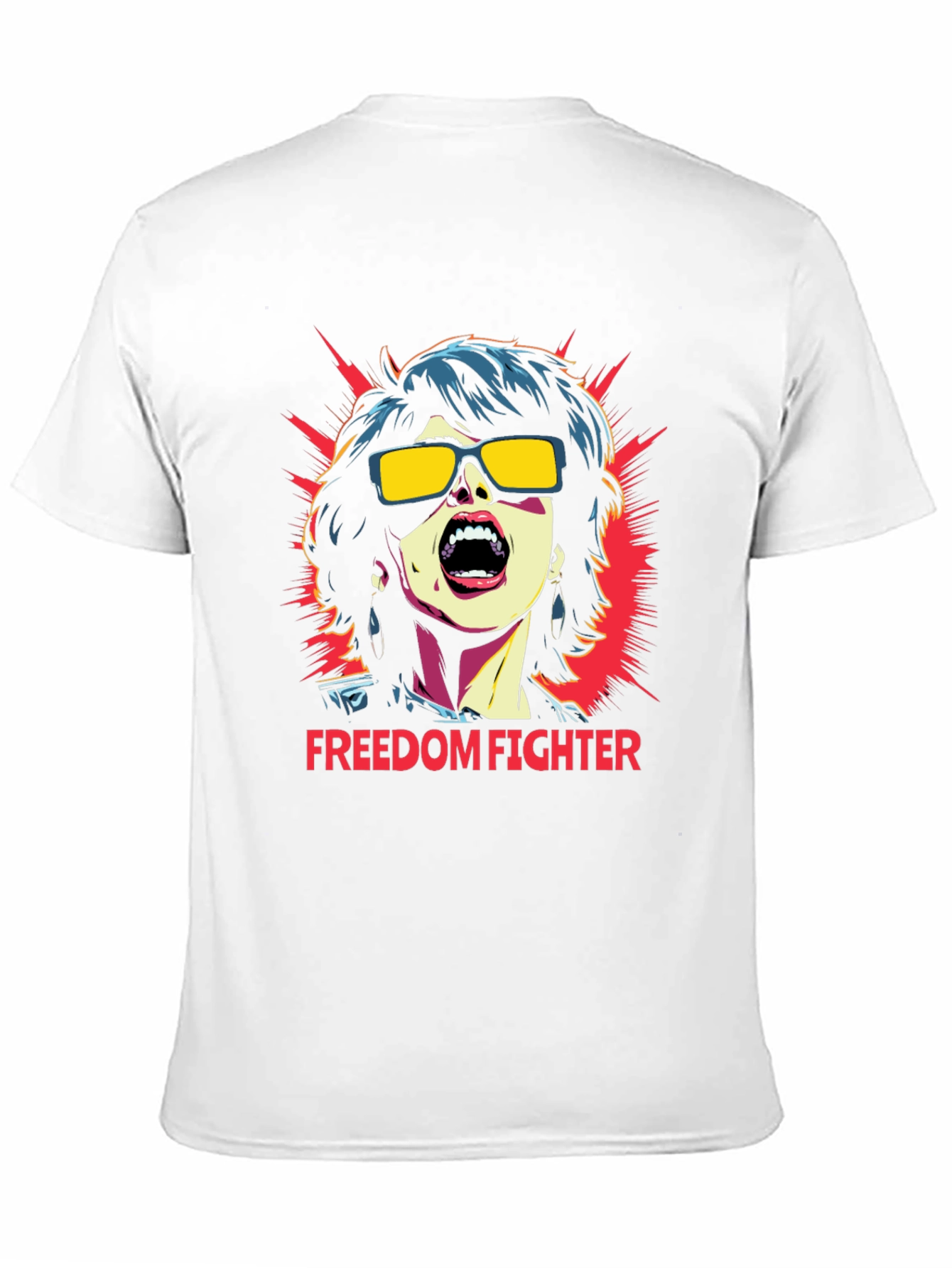 Freedom Fighter Graphic T-Shirt - Bold Statement Tee
