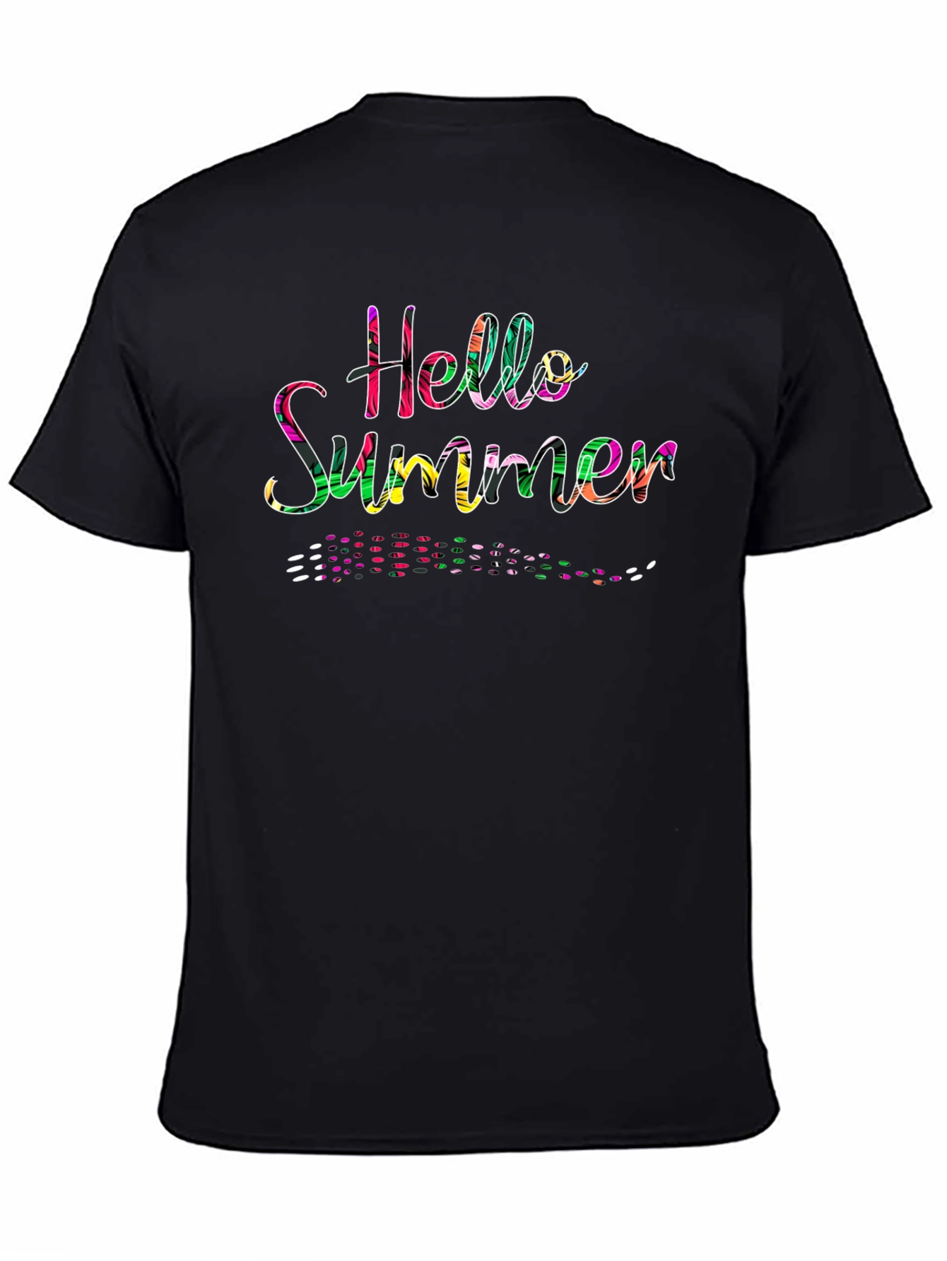 Hello Summer T-Shirt - Colorful Graphic Tee