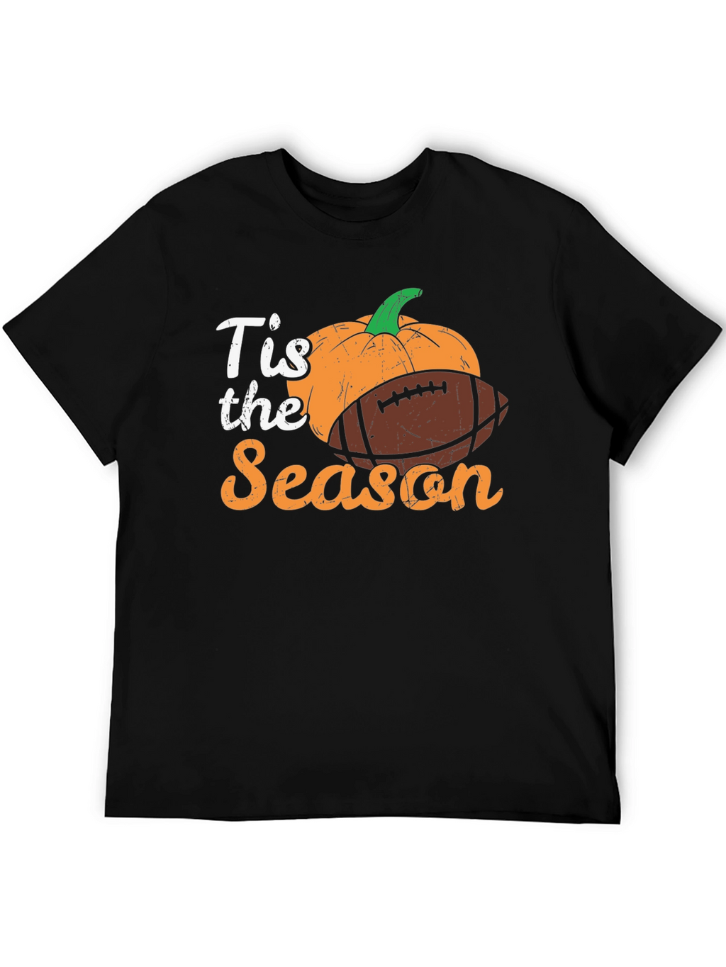 Tis The Season Football Pumpkin T-Shirt