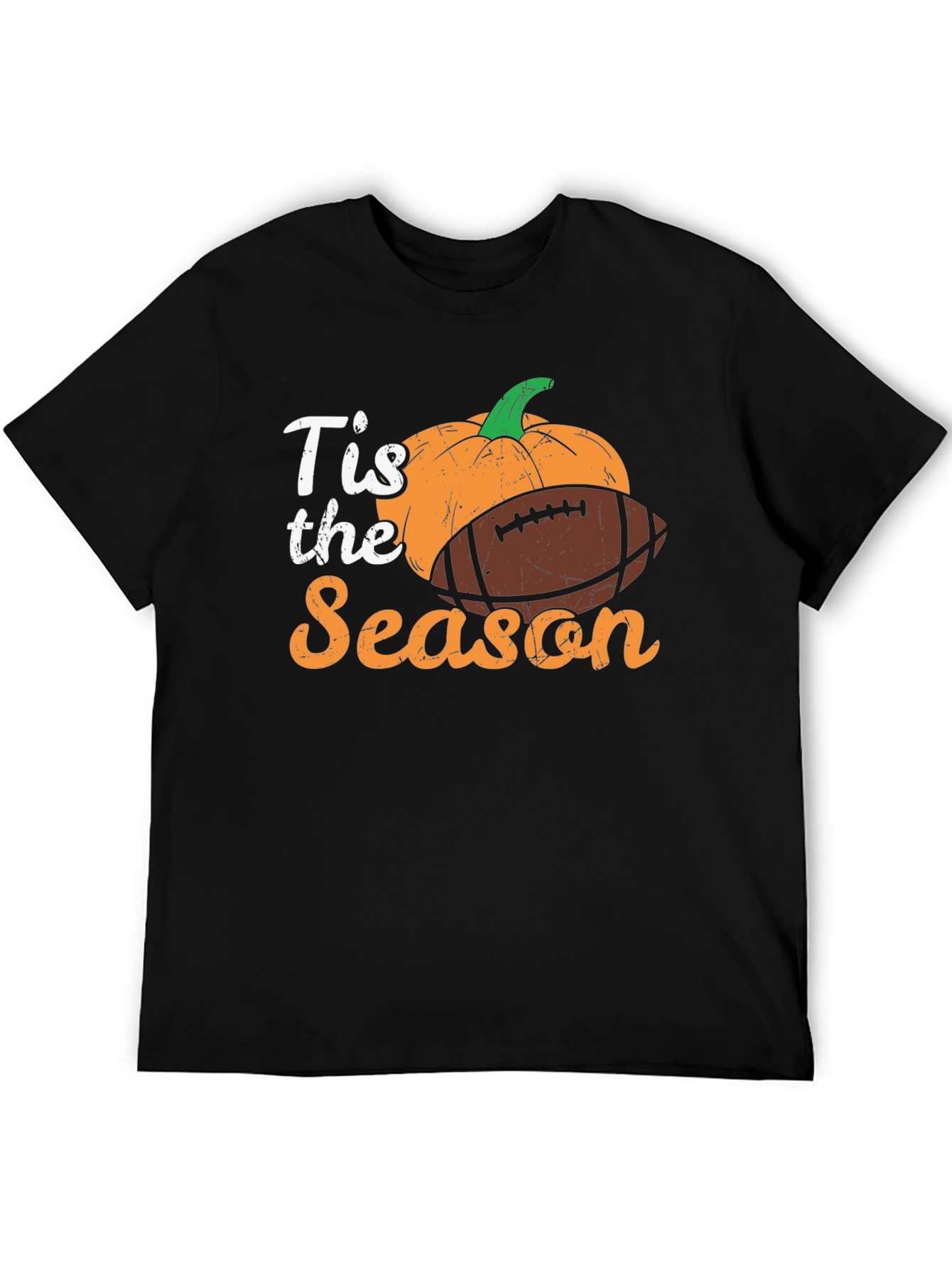 Tis The Season Football Pumpkin T-Shirt