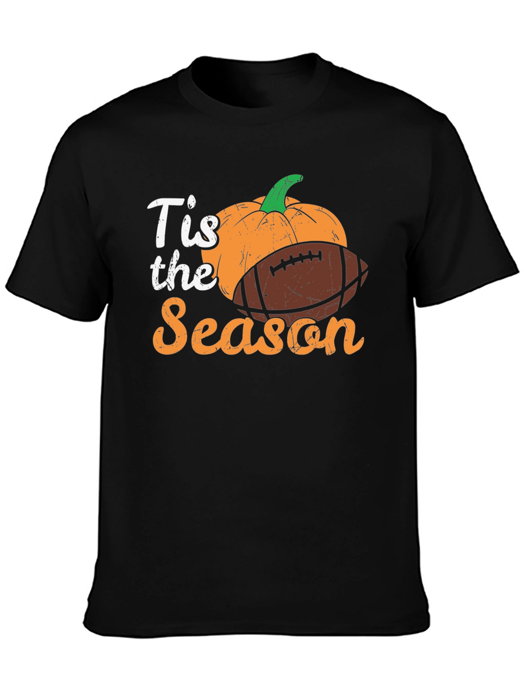Tis The Season Football Pumpkin T-Shirt
