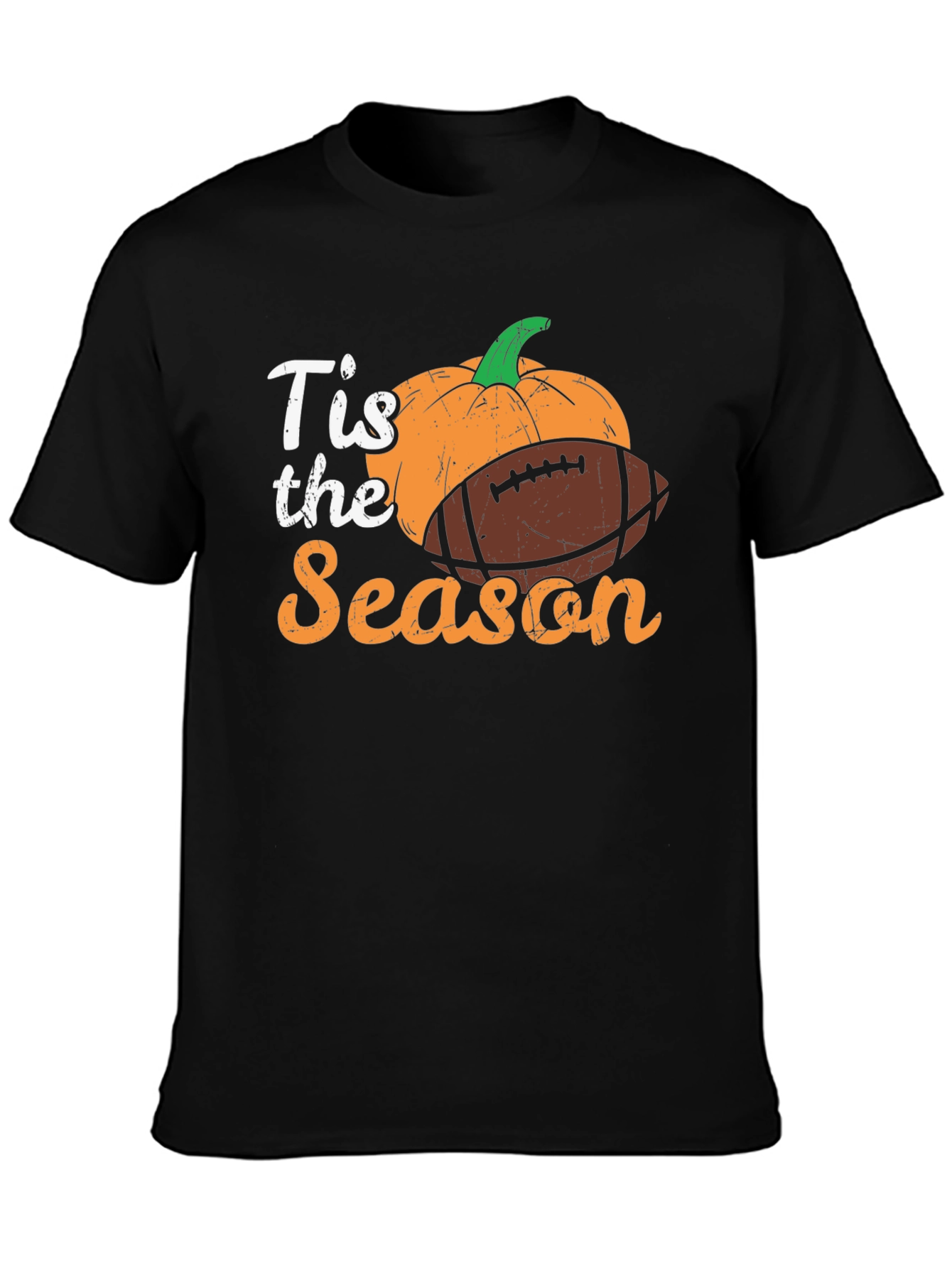 Tis The Season Football Pumpkin T-Shirt