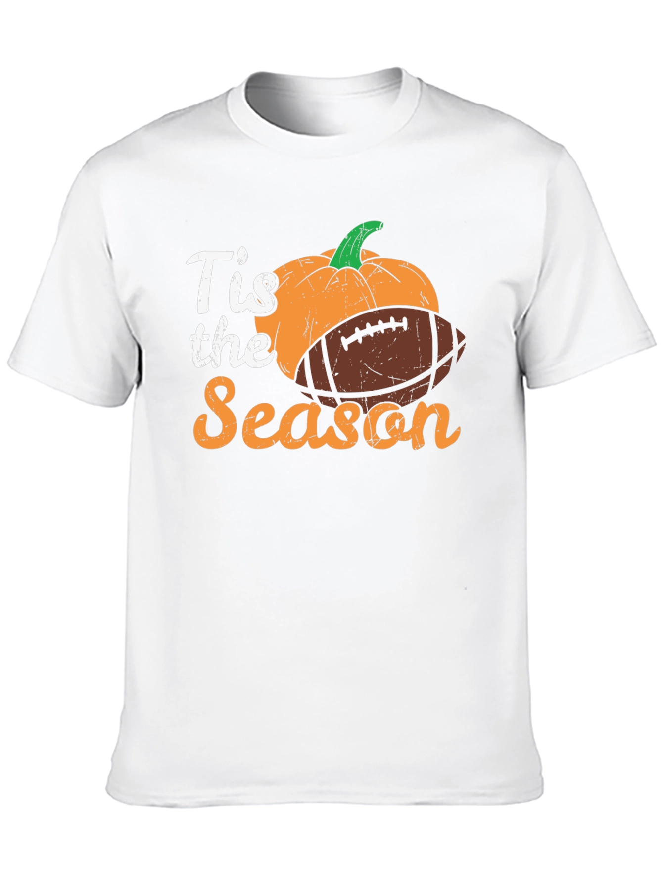 Tis The Season Football Pumpkin T-Shirt