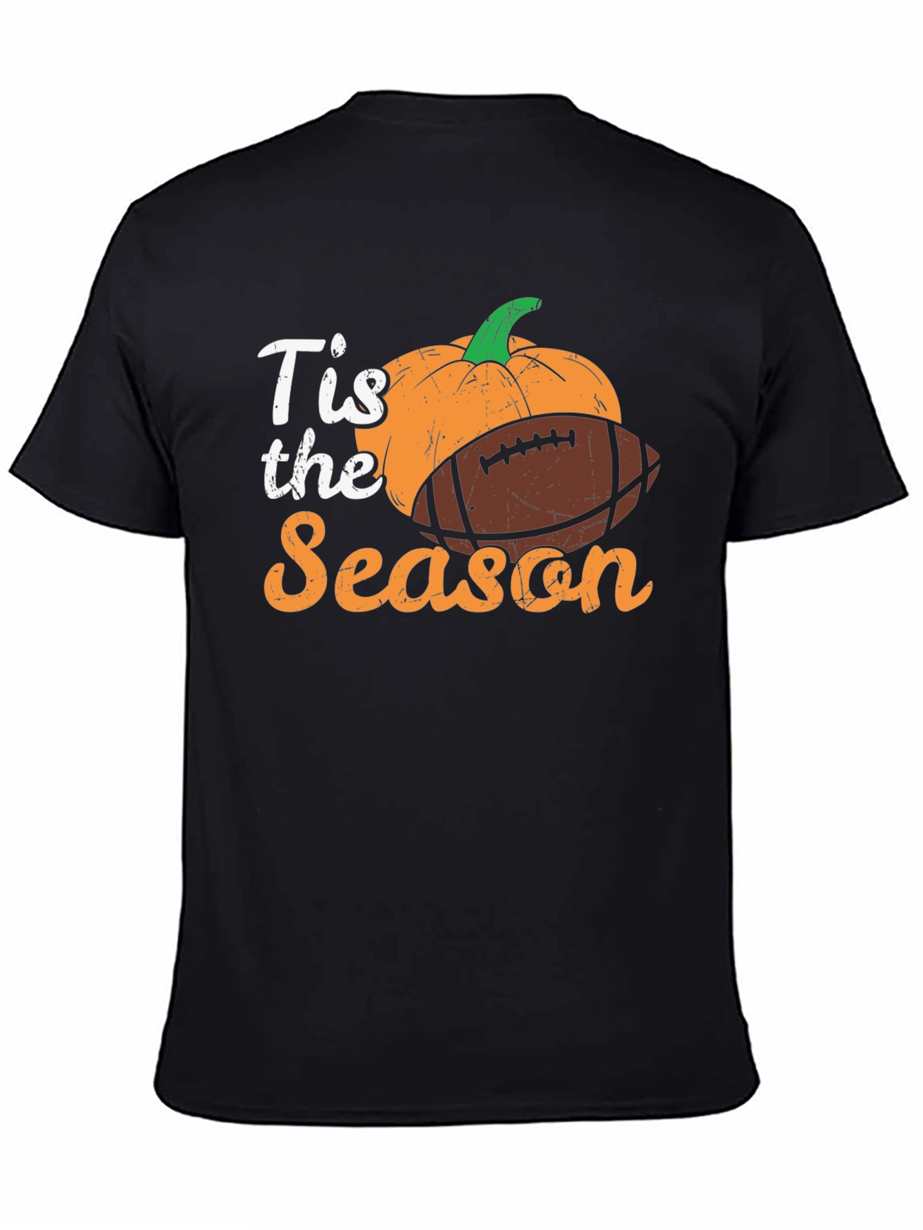 Tis The Season Football Pumpkin T-Shirt