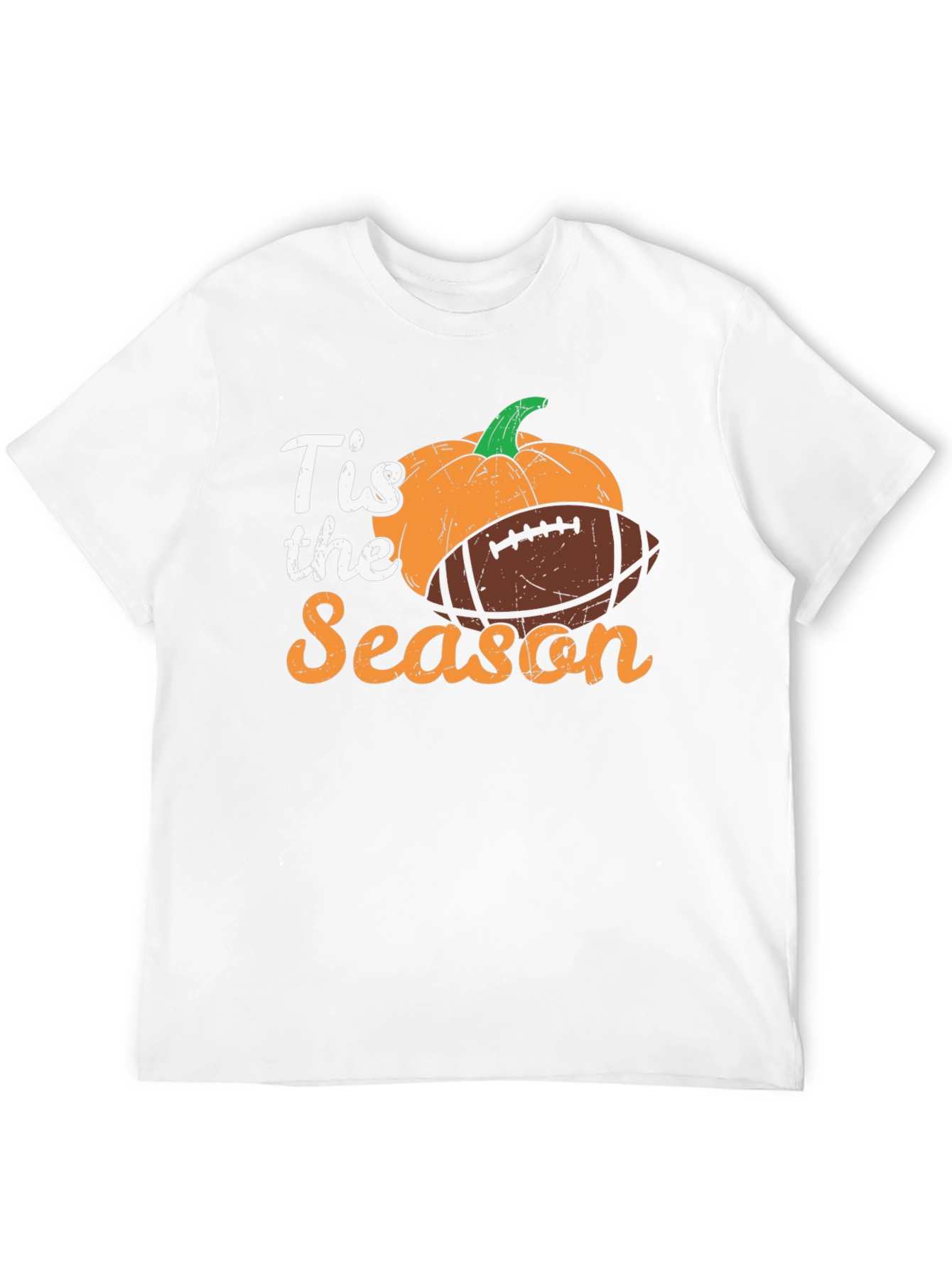 Tis The Season Football Pumpkin T-Shirt