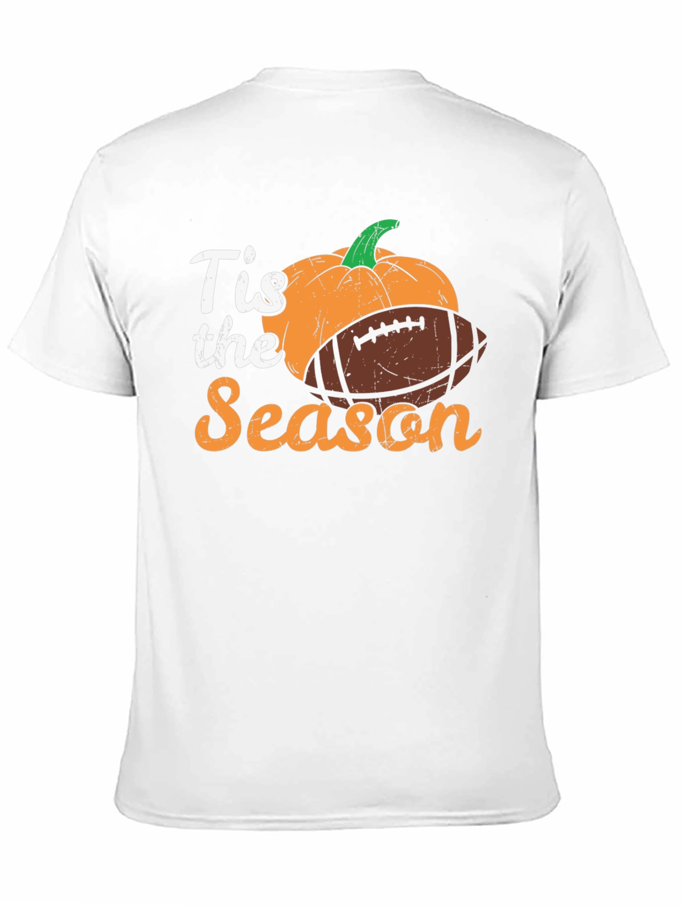 Tis The Season Football Pumpkin T-Shirt
