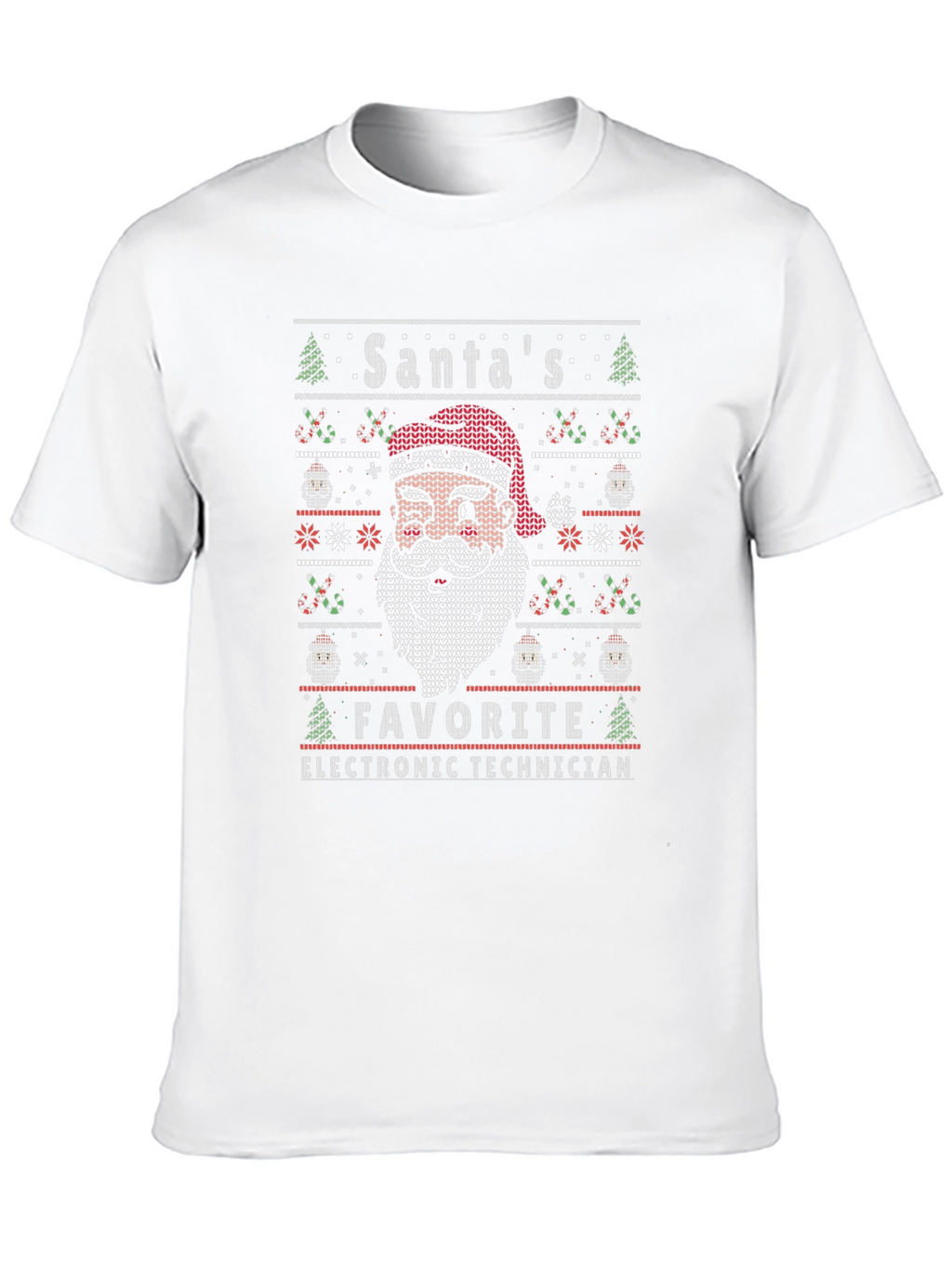 Santas Favorite Electronic Technician Ugly Sweater T-Shirt