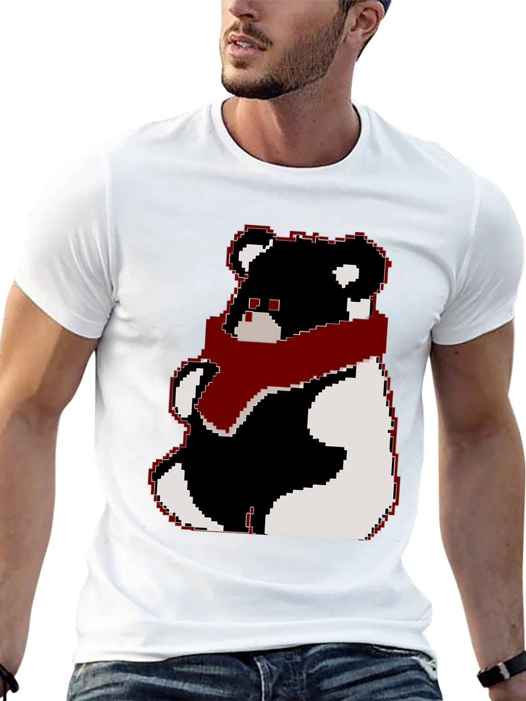 Pixel Bear Graphic Tee
