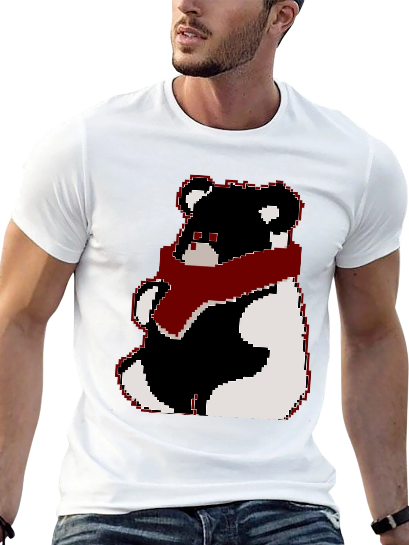Pixel Bear Graphic Tee