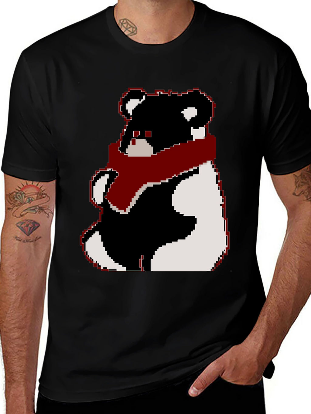 Pixel Bear Graphic Tee