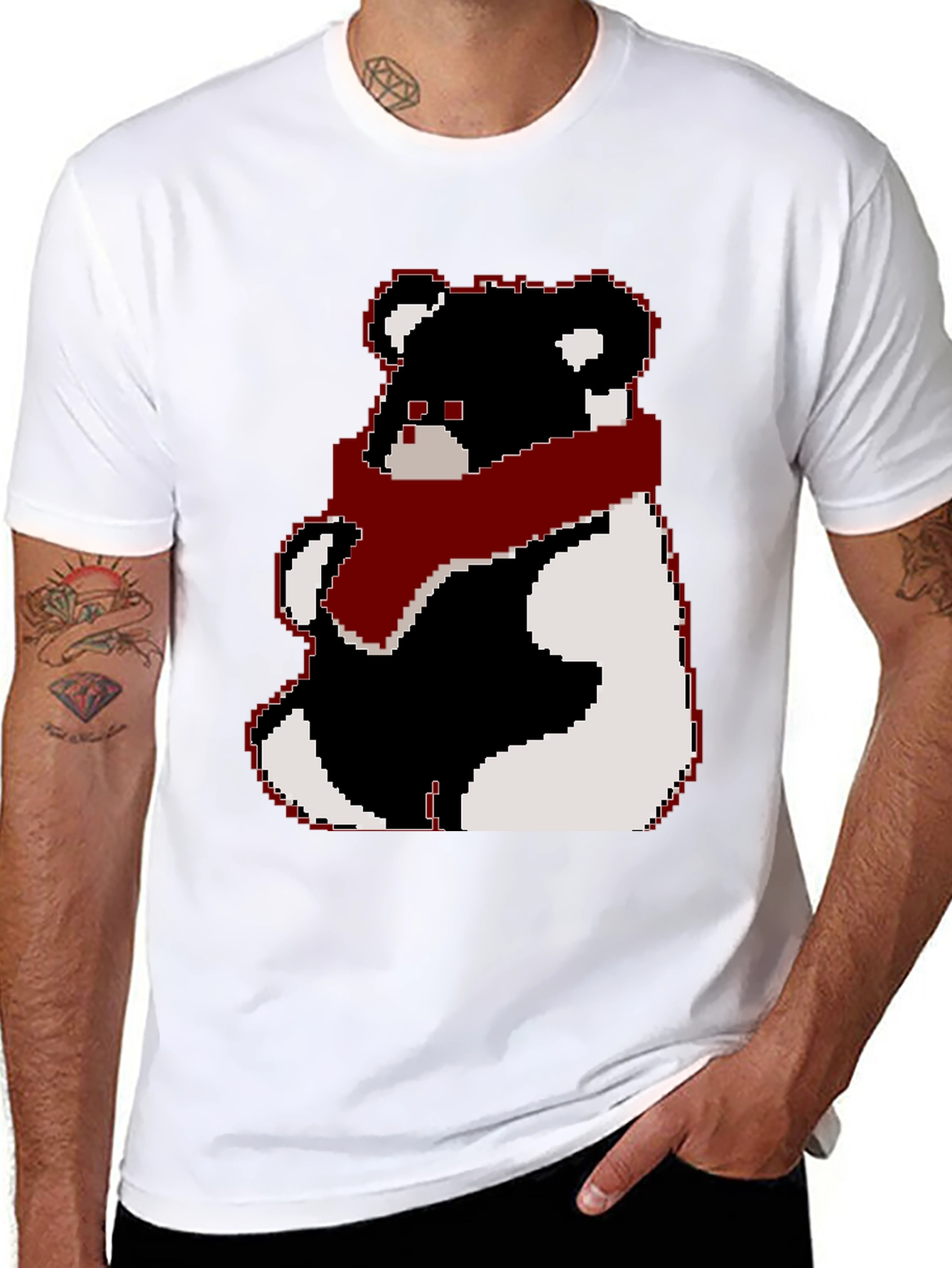Pixel Bear Graphic Tee