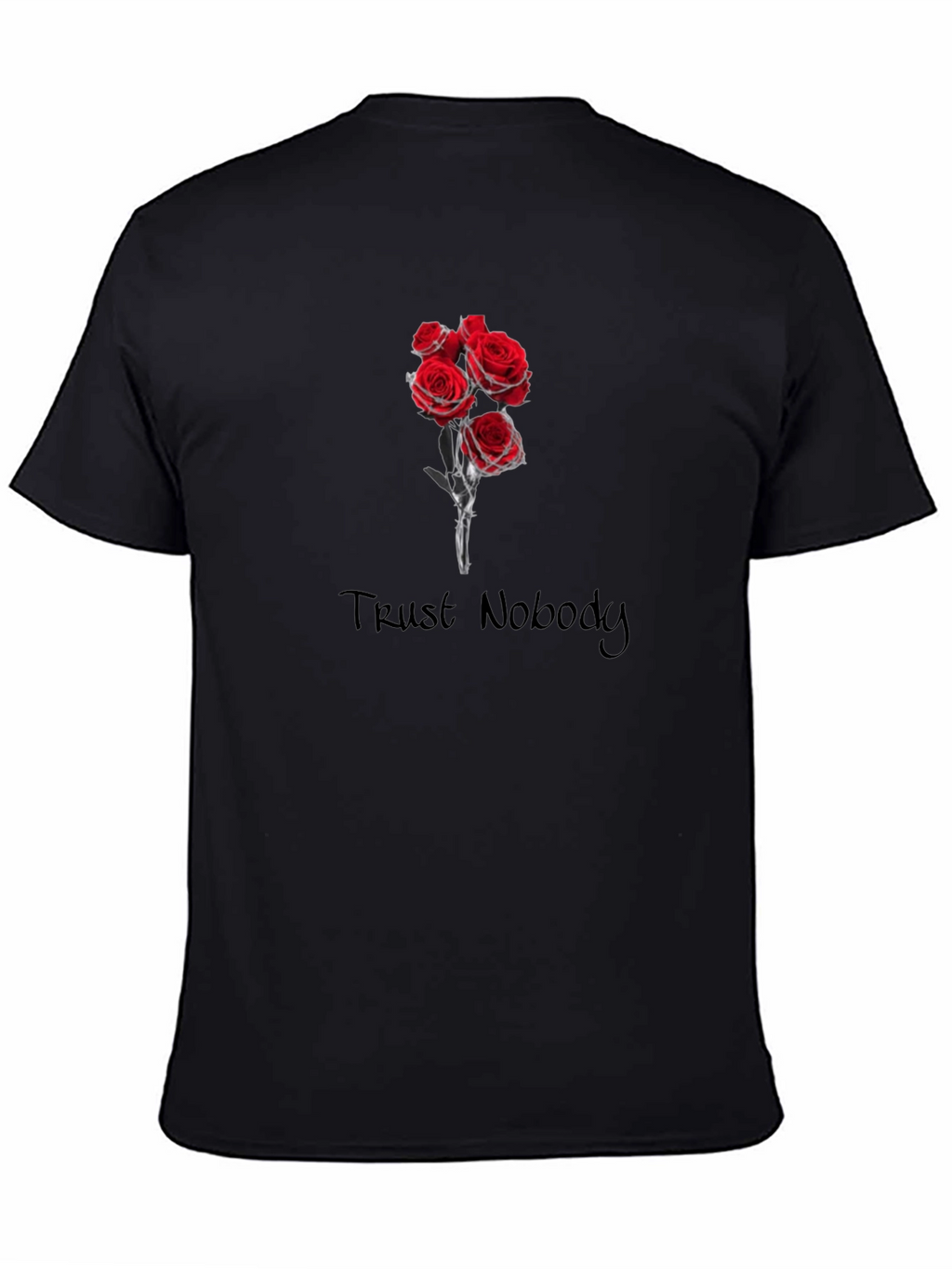 Trust Nobody Roses Graphic Tee