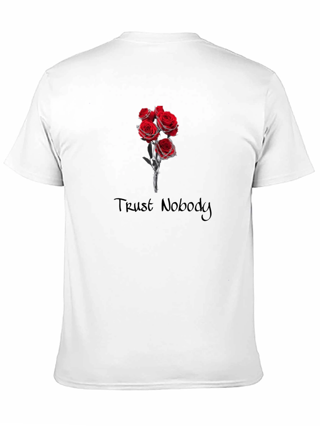 Trust Nobody Roses Graphic Tee