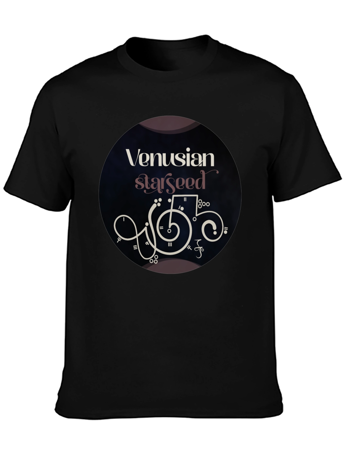 Venusian Starseed Graphic Tee - Black