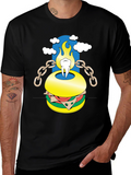 Tooth Burger Graphic Tee - Unique Design