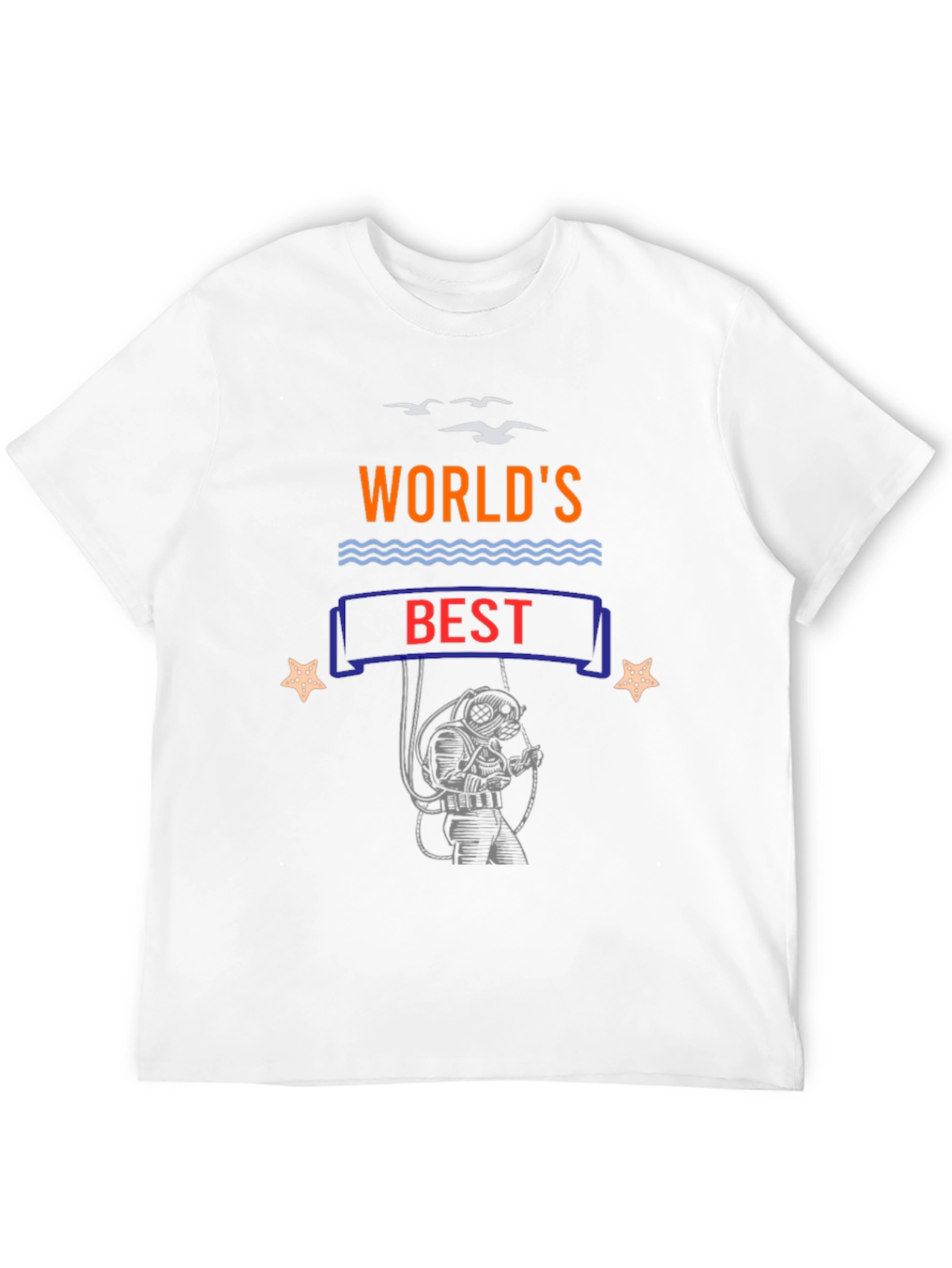 Worlds Best Diver Black T-Shirt