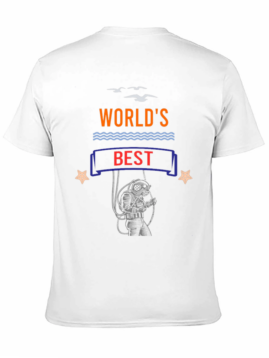 Worlds Best Diver Black T-Shirt