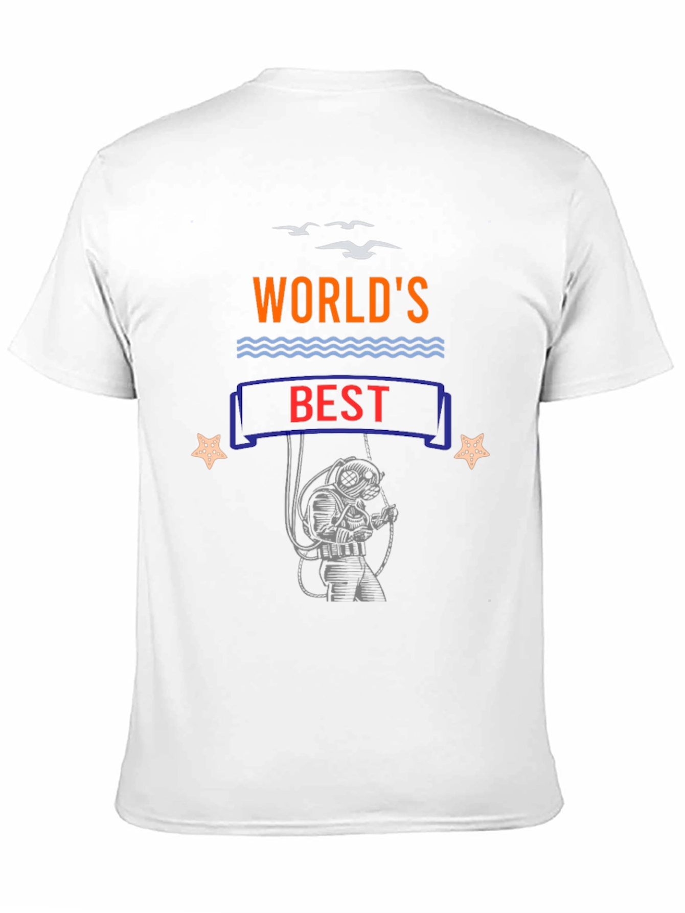 Worlds Best Diver Black T-Shirt