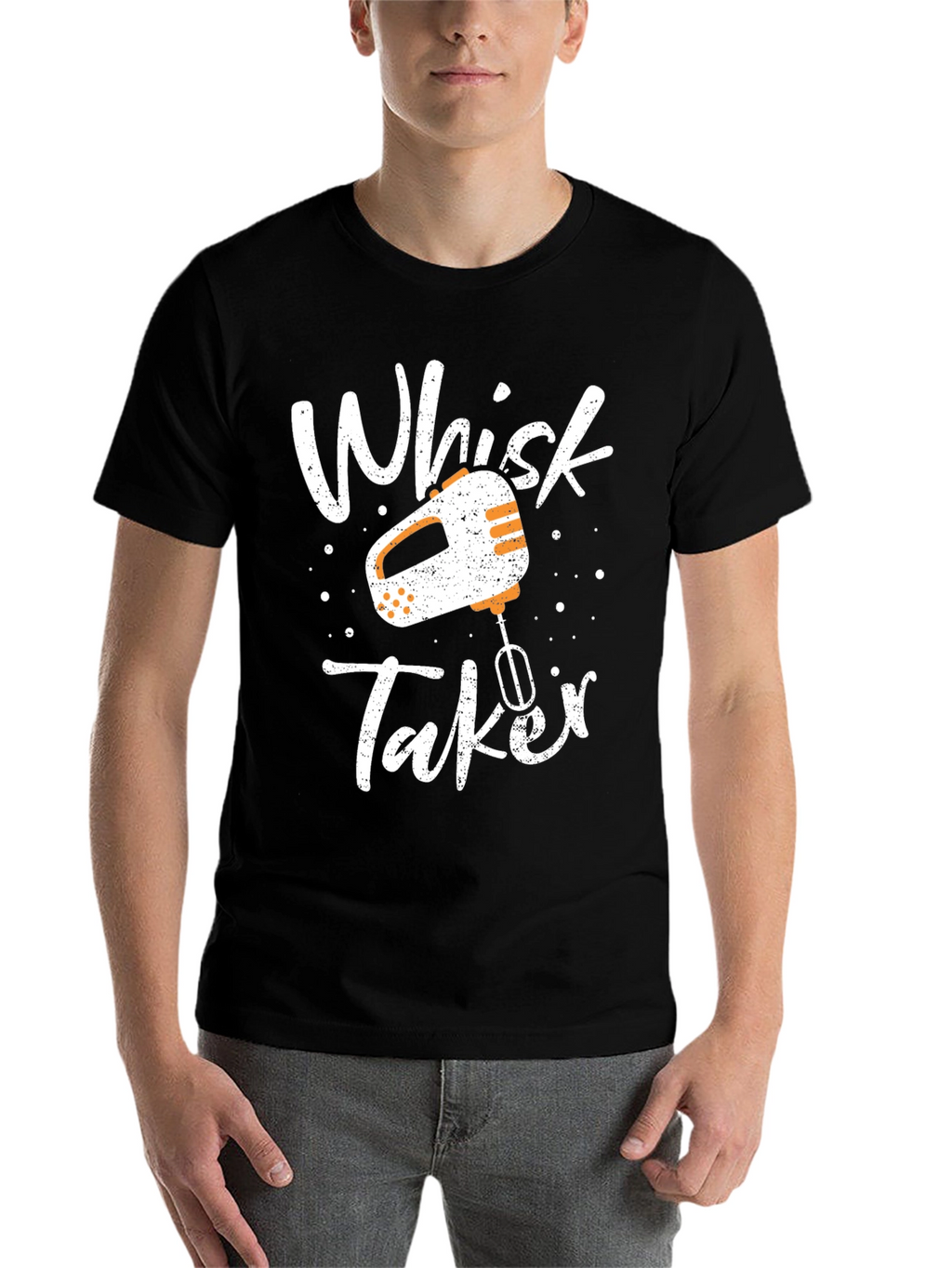 Whisk Taker Graphic Tee - Baking Humor T-Shirt