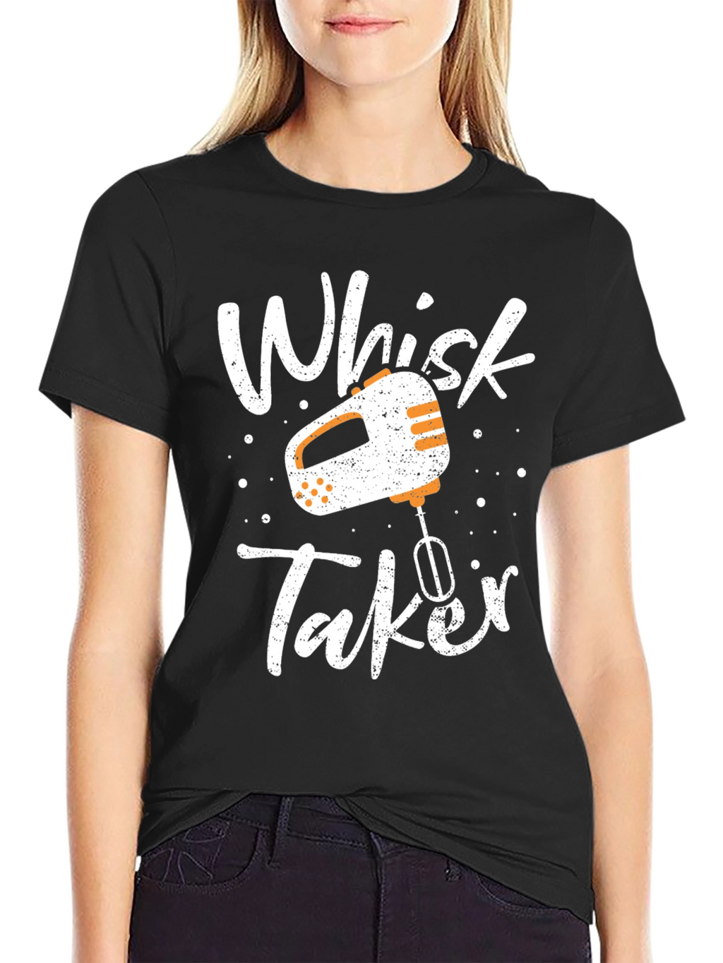 Whisk Taker Graphic Tee - Baking Humor T-Shirt