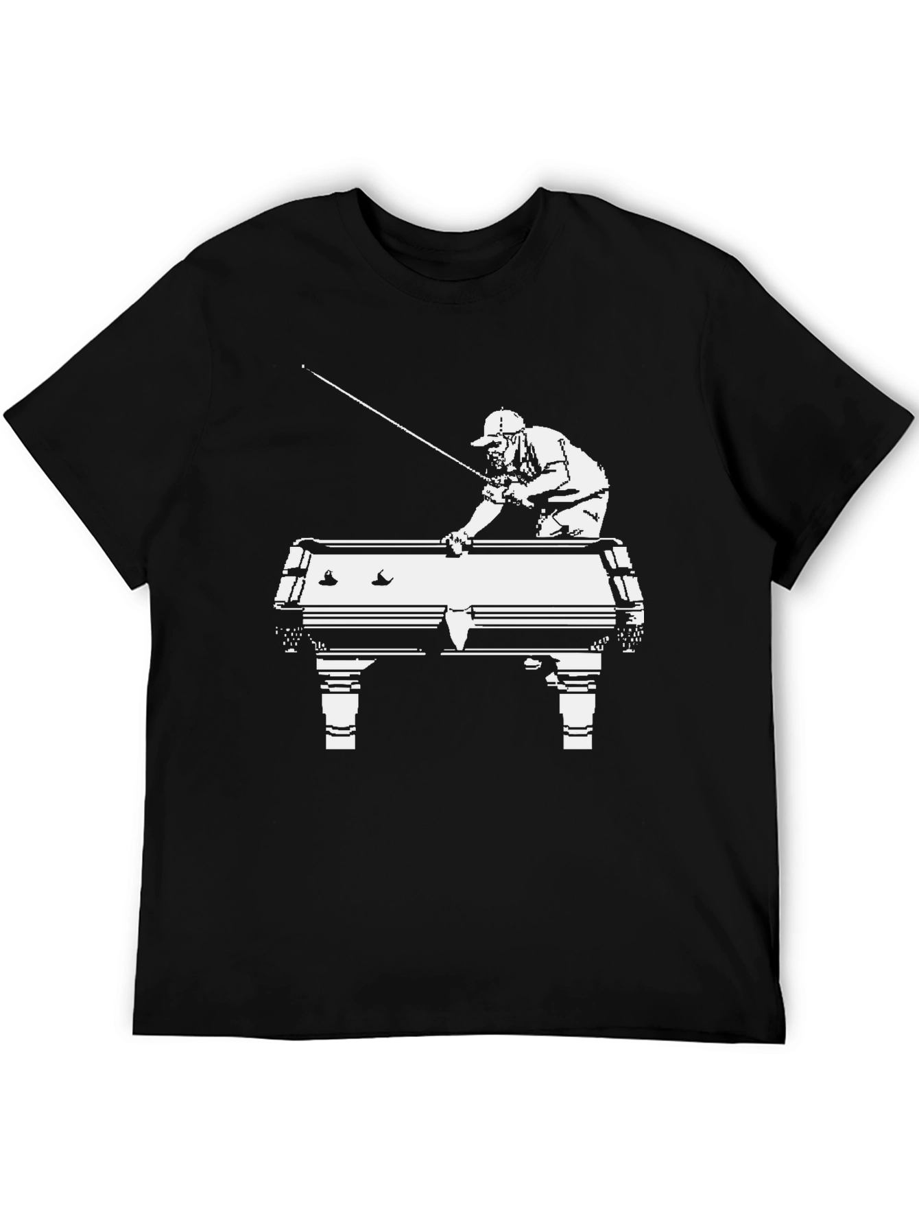 Pool Player Graphic T-Shirt