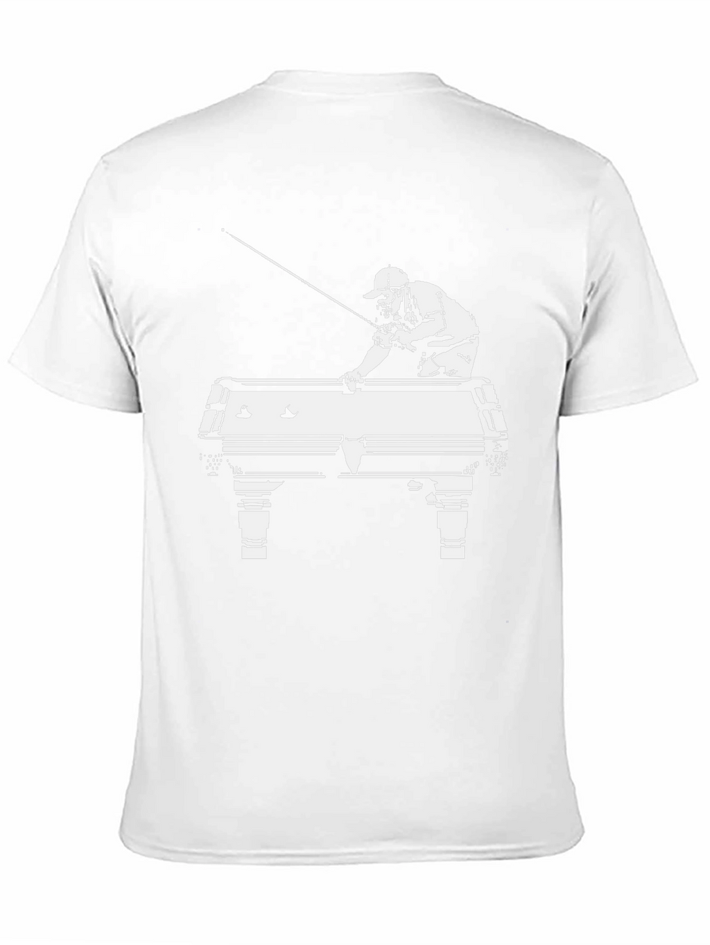 Pool Player Graphic T-Shirt