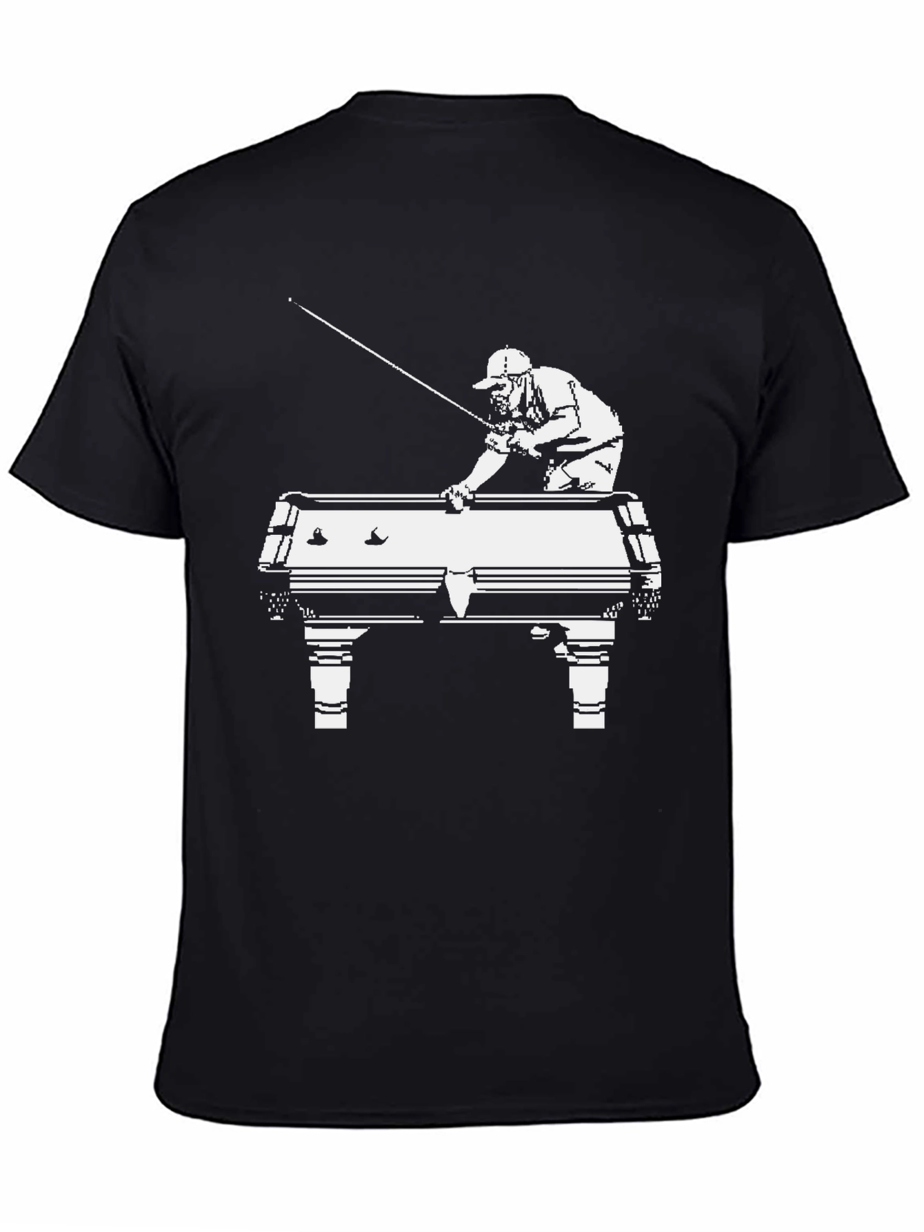 Pool Player Graphic T-Shirt