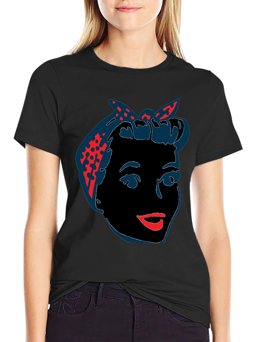 Retro Rosie Riveter Graphic Tee