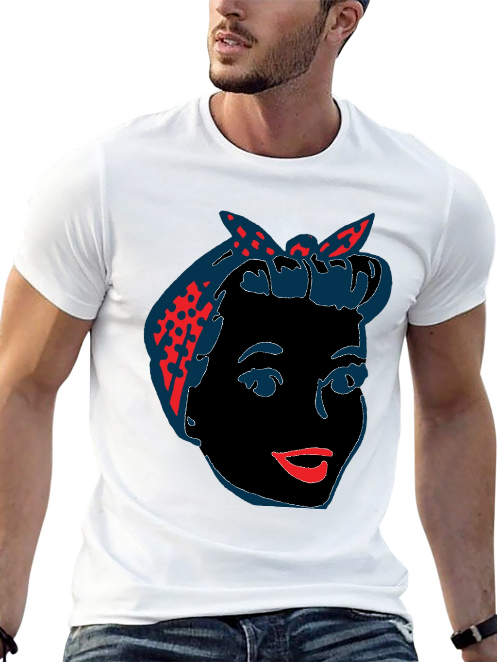 Retro Rosie Riveter Graphic Tee