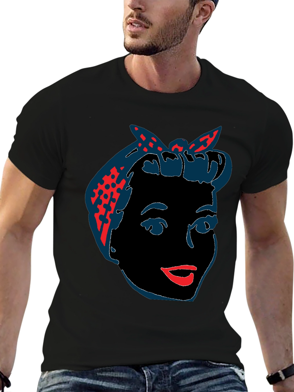 Retro Rosie Riveter Graphic Tee