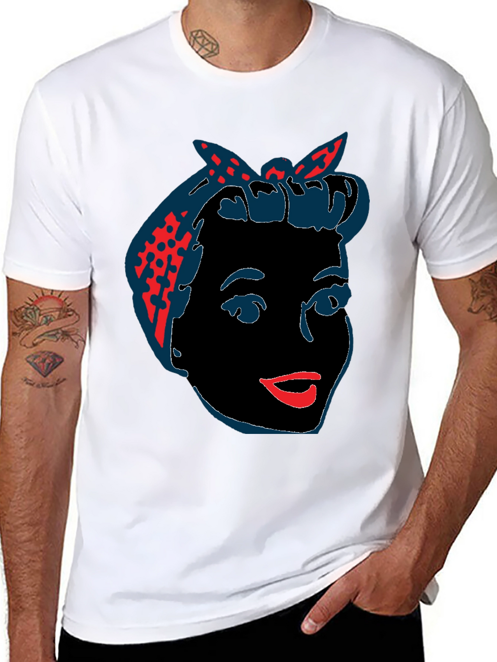 Retro Rosie Riveter Graphic Tee
